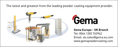 Gema Powder Coating Advert